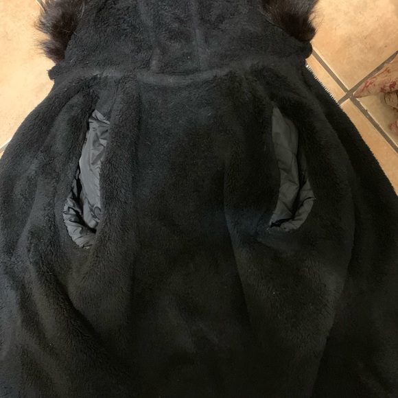 Vintage velvet hooded jacket with floral print - Picture 5 of 6